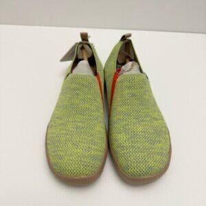 UIN Womens Size 6.5 Slip On Shoes Knitted Upper Toledo Daiquiri Green